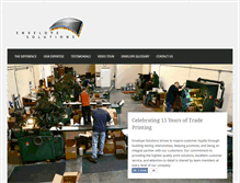 Tablet Screenshot of envelope-solutions.com